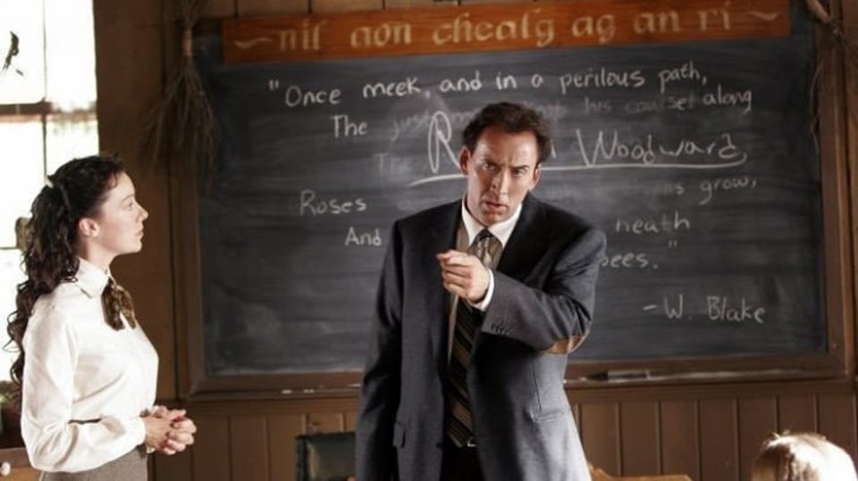 Záběry z filmu Rituál s Nicolasem Cagem